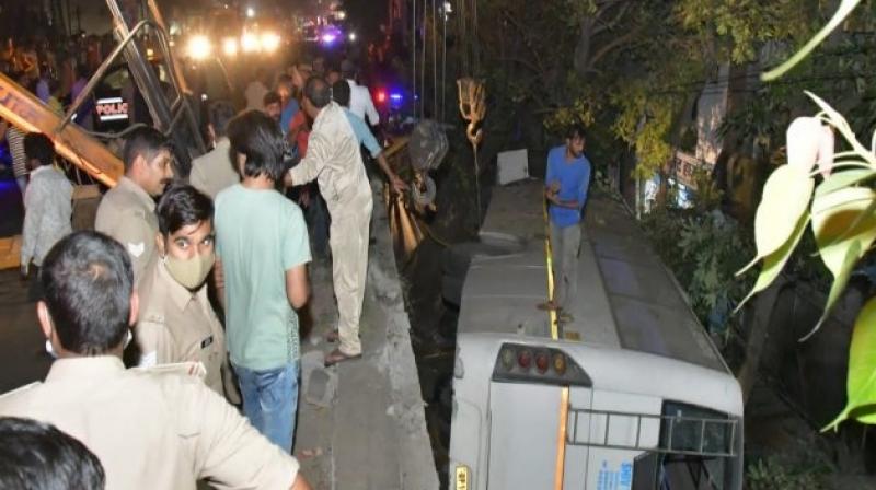 Major accident in Ghaziabad Major accident in Ghaziabad