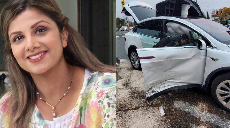 Bollywood actress Rambha's car accident