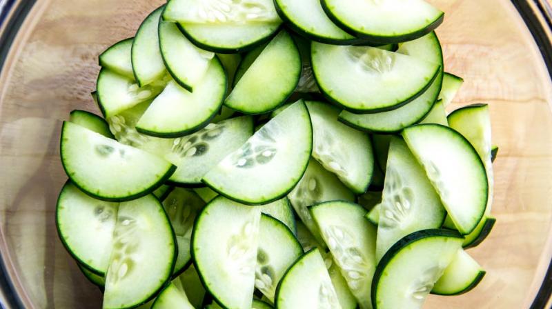 sliced Cucumber 