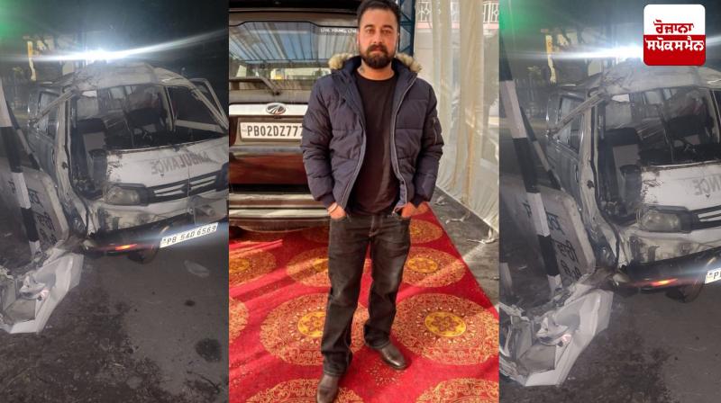 Ambulance carrying patient meets with accident, driver dies Ambulance carrying patient meets with accident, driver dies
