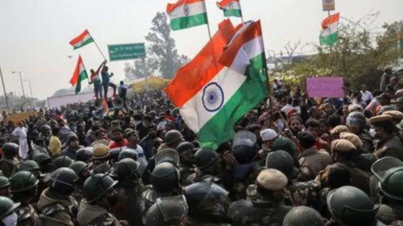 Farmer protest Farmer protest