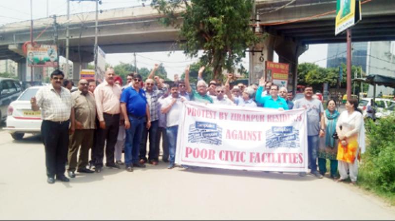 Protest March By City Dwellers Protest March By City Dwellers