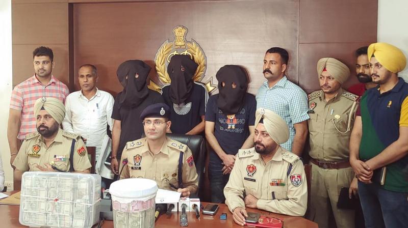 3 members of a gang who looted Rs 1 crore at Dera Bassi, Rs 68 lakh recovered 3 members of a gang who looted Rs 1 crore at Dera Bassi, Rs 68 lakh recovered