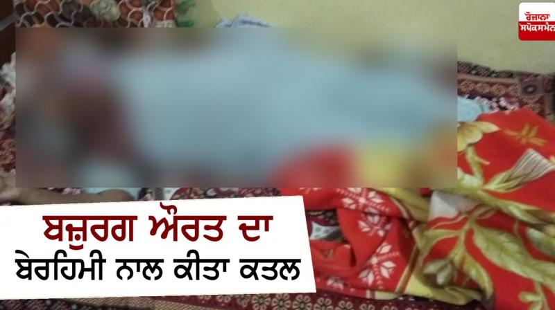Elderly woman brutally murdered Elderly woman brutally murdered