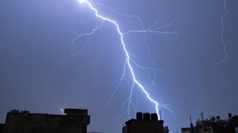 Lightning strike in Pakistan
