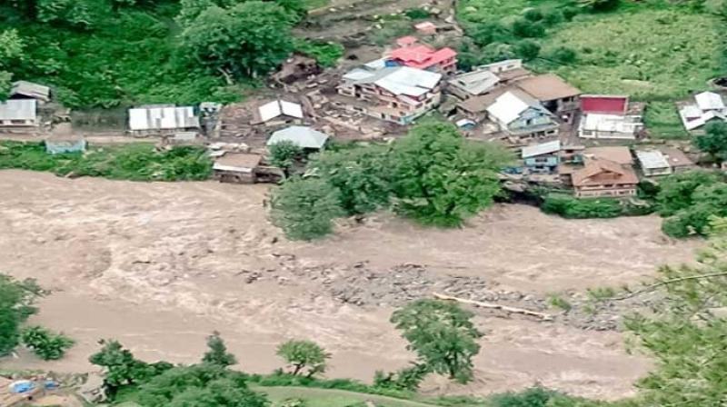 Cloudburst in Jammu and Kashmir Cloudburst in Jammu and Kashmir
