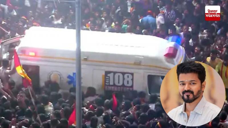 Actor Vijay announces compensation after stampede in Tamil Nadu