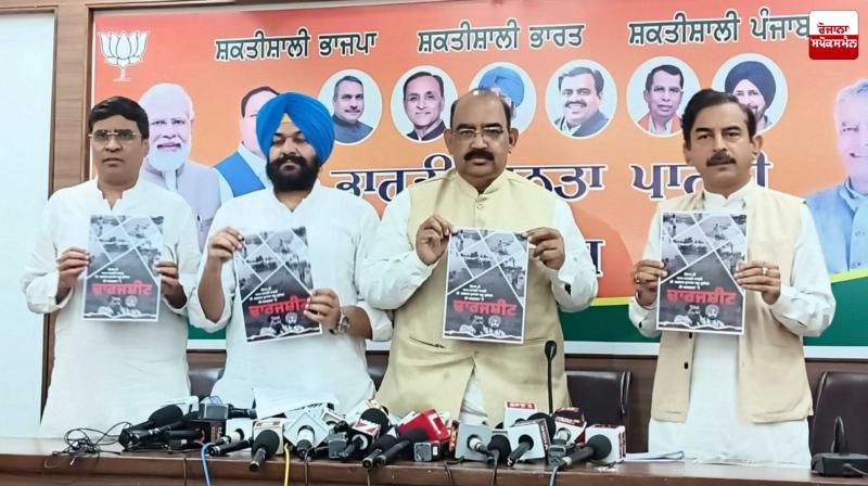 Punjab BJP working president Ashwani Sharma raises questions about floods