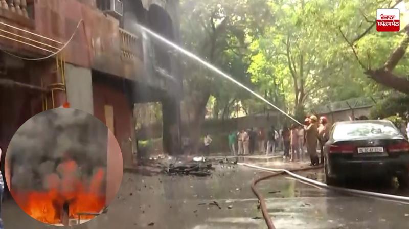Massive fire breaks out in apartment complex housing MPs Massive fire breaks out in apartment complex housing MPs