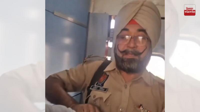 Disciplinary action against ASI Massa Singh for misbehaving with a passenger in the train