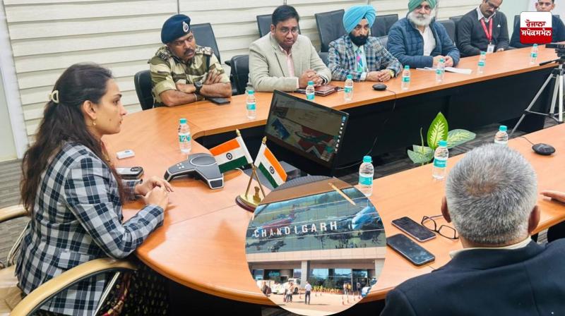 Control room set up for passengers at Shaheed Bhagat Singh Airport