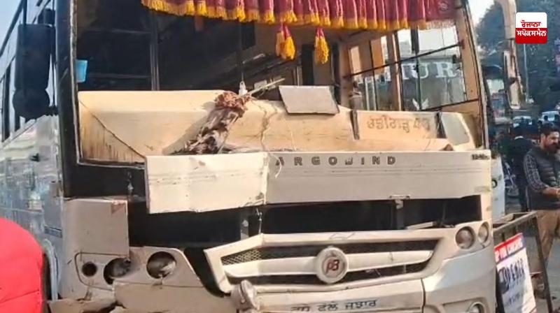 Terrible road accident near Ludhiana bus stand