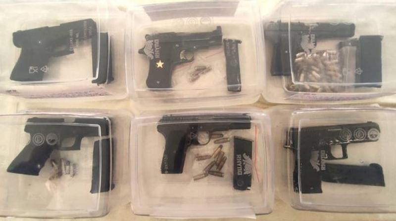 Police busted an international gang of cross border arms & narcotic smugglers Police busted an international gang of cross border arms & narcotic smugglers