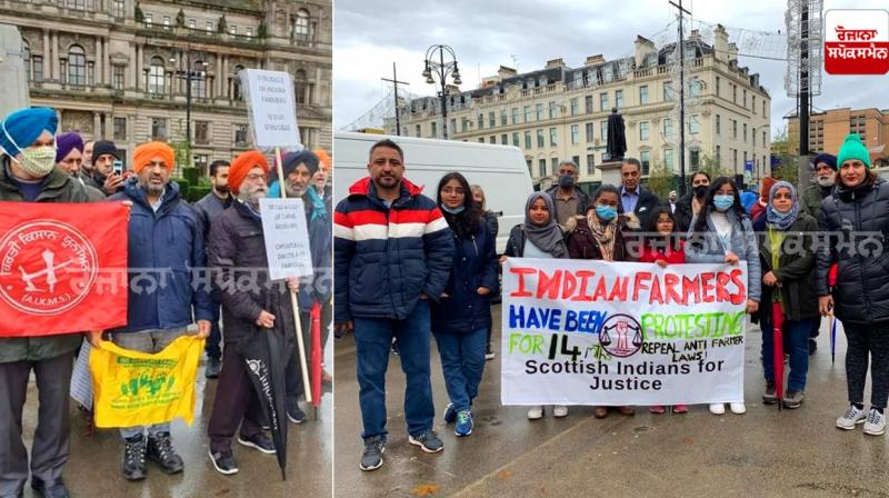 Protest Against PM in Glasgow