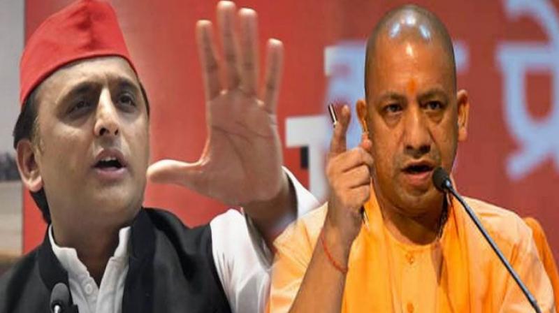 Akhilesh Yadav and Yogi Adityanath