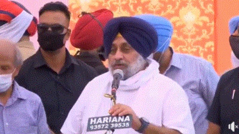 Sukhbir Badal Surrounds Balbir Sidhu's House Sukhbir Badal Surrounds Balbir Sidhu's House