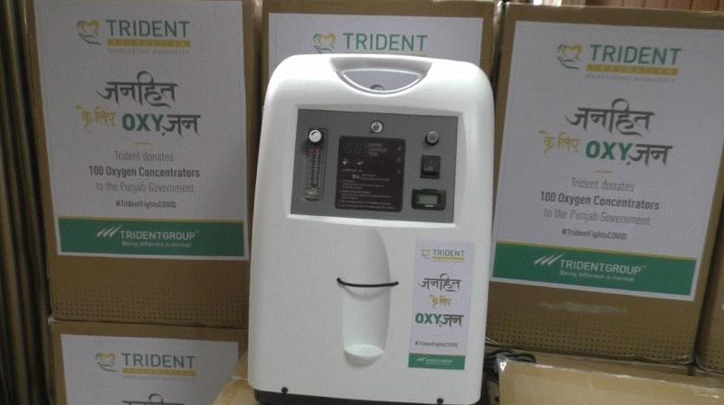 100 Oxygen Concentrator Cylinders donated by Trident 