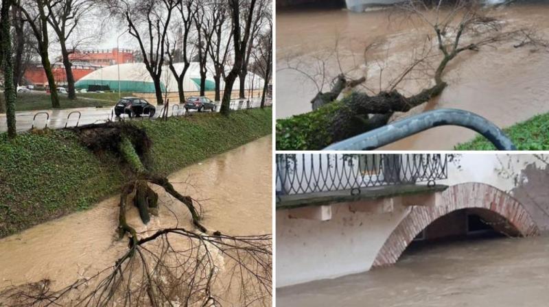 Floods in many areas due to heavy rain in Italy
