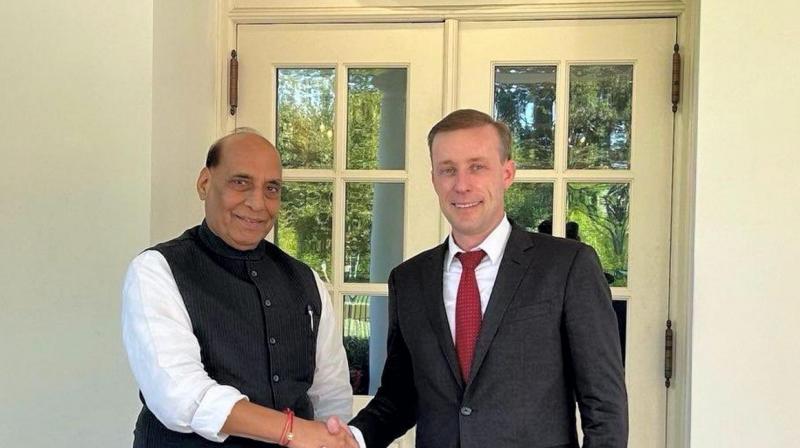 Rajnath Singh visits US NSA to discuss 'important' strategic issues Meet Jack Sullivan Rajnath Singh visits US NSA to discuss 'important' strategic issues Meet Jack Sullivan