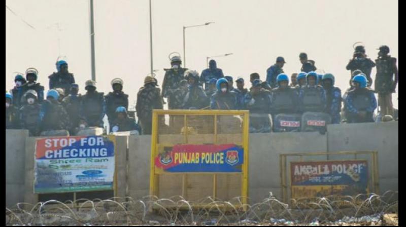Shambhu border Shambhu border