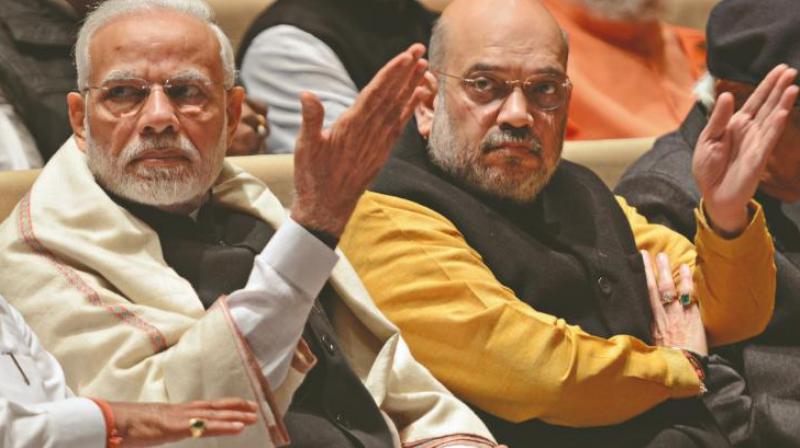 Narinder modi and Amit shah Narinder modi and Amit shah