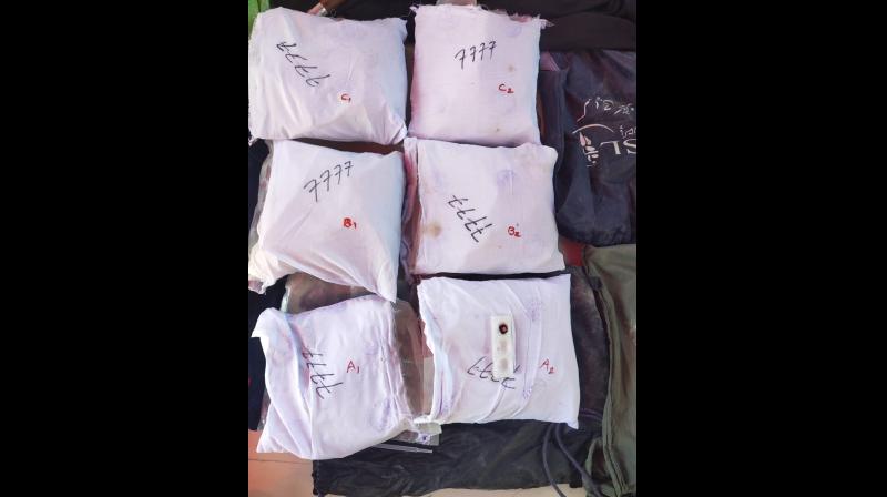 BSF seizes 6kg narcotics dropped by drone in Amritsar sector BSF seizes 6kg narcotics dropped by drone in Amritsar sector