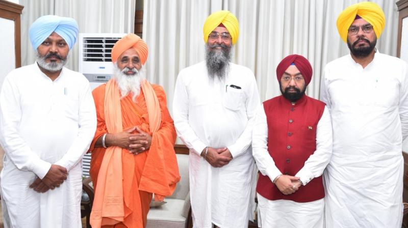 Rajya Sabha elections: AAP candidates Sant Seechewal and Vikramjit Sahni file nomination papers Rajya Sabha elections: AAP candidates Sant Seechewal and Vikramjit Sahni file nomination papers