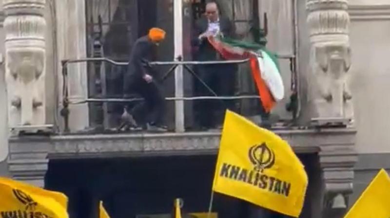 Protest outside High Commission in London