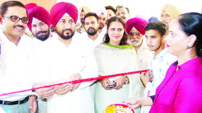 Charanjit Singh Channi ITI Inaugurating Short Term Course at Rupnagar. Charanjit Singh Channi ITI Inaugurating Short Term Course at Rupnagar.