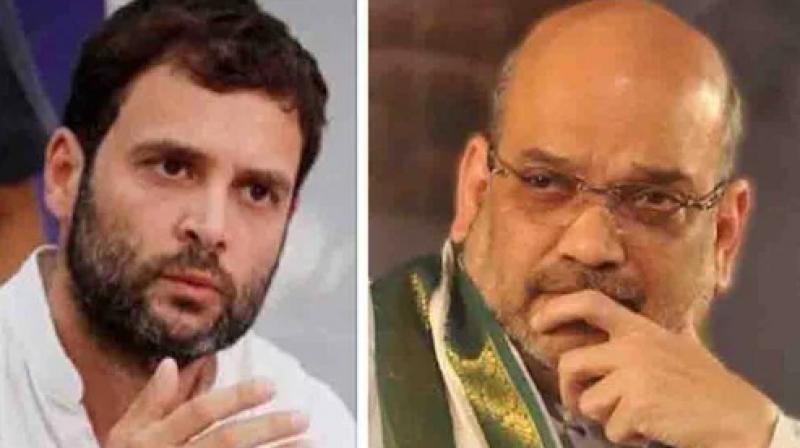 Rahul Gandhi, Amit Shah