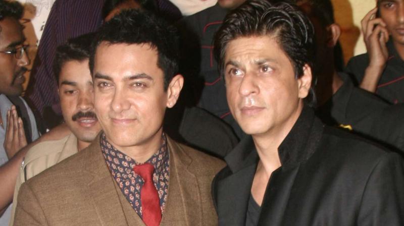 Aamir Khan and Shahrukh Khan Aamir Khan and Shahrukh Khan