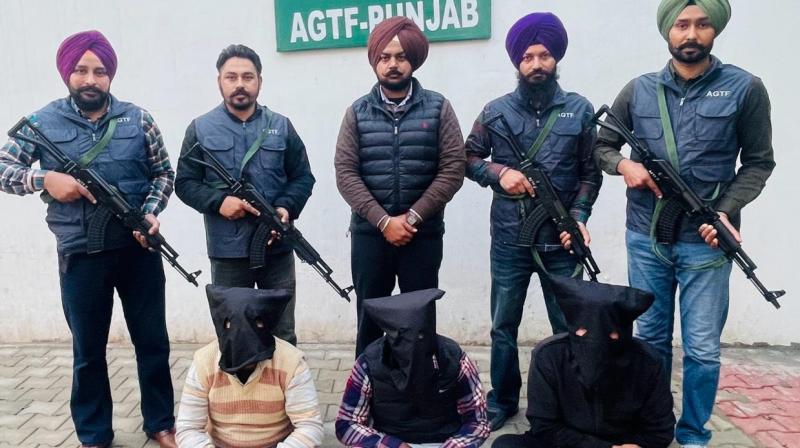 AGTF Punjab has arrested 3 associates of Lakbir Landa & Harwinder Rinda AGTF Punjab has arrested 3 associates of Lakbir Landa & Harwinder Rinda
