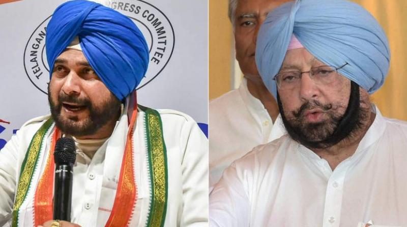 Navjot Sidhu, Captain Amarinder Singh Navjot Sidhu, Captain Amarinder Singh
