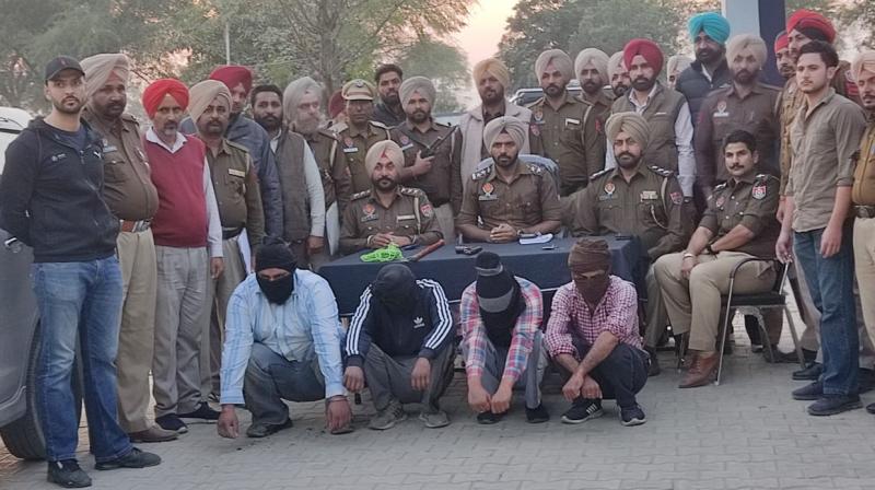 Sangrur: The youth kidnapped at Khanuri was rescued by the police in 4 hours, 4 kidnappers were arrested with weapons.