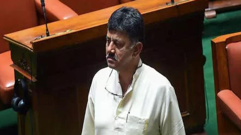 Congress leader shivkumar arrested on money laundering case Congress leader shivkumar arrested on money laundering case