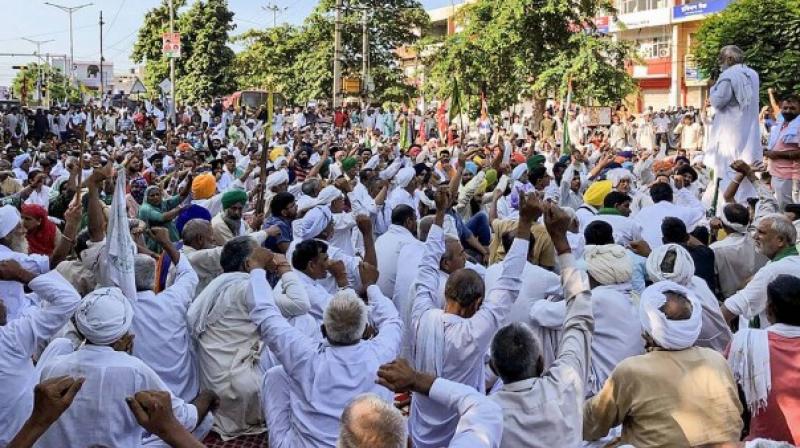 Karnal Agitating farmers and administration reach consensus