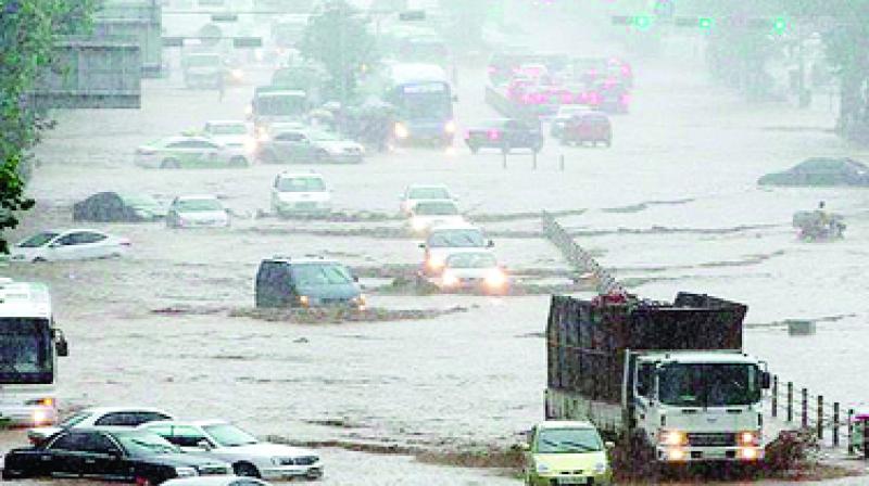 Flood in North Korea Flood in North Korea