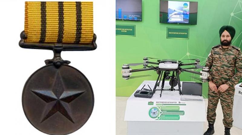 The Indian Army's Sikh Regiment Hauldar made a multipurpose octocopter News in punjabi The Indian Army's Sikh Regiment Hauldar made a multipurpose octocopter News in punjabi