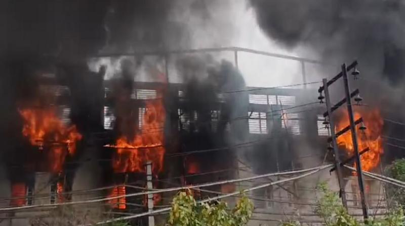 Jalandhar Factory Fire News in punjabi 