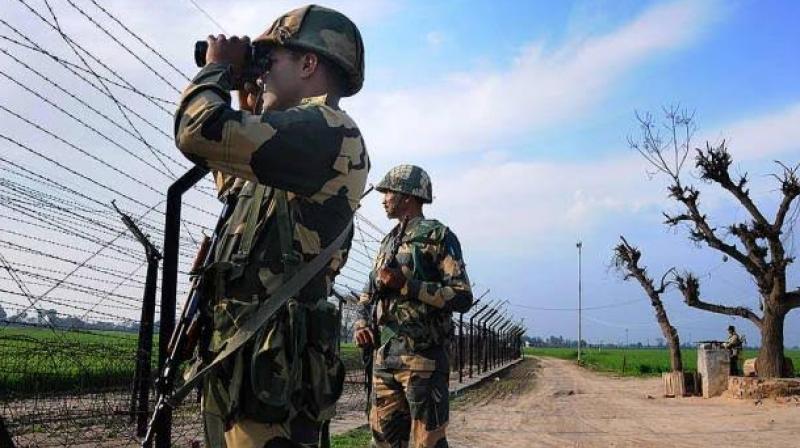 BSF Firing at Drone BSF Firing at Drone