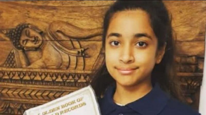 11-year-old Indian-origin girl breaks world yoga record in Dubai 11-year-old Indian-origin girl breaks world yoga record in Dubai