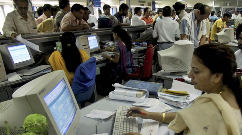 Bank employees offer esops to public sector bank staff suggests economic survey Bank employees offer esops to public sector bank staff suggests economic survey