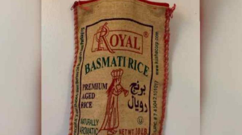 Indian basmati rice sacks are being offered in America Indian basmati rice sacks are being offered in America