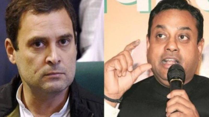 Rahul Gandhi, Sambit Patra 