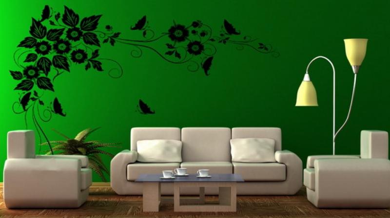 Build a house with colored Home Paint prosperous Build a house with colored Home Paint prosperous