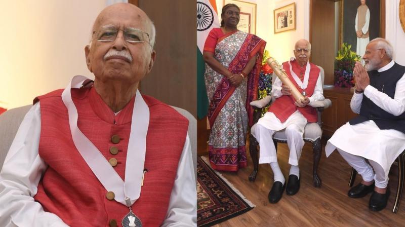 President Murmu confers Bharat Ratna upon BJP veteran LK Advani President Murmu confers Bharat Ratna upon BJP veteran LK Advani