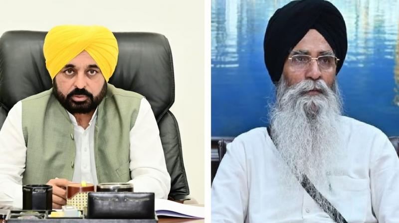 SGPC President Harjinder Singh Dhami slams Punjab CM Bhagwant Mann SGPC President Harjinder Singh Dhami slams Punjab CM Bhagwant Mann