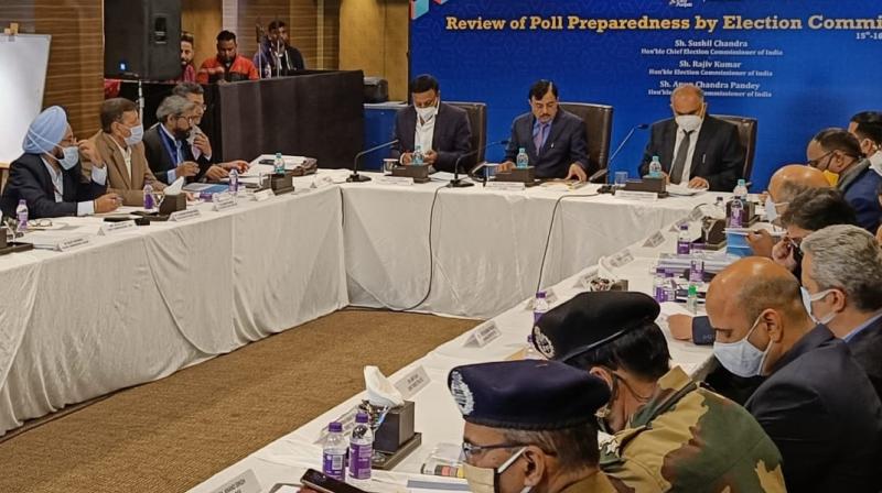 Election Commission team reaches Punjab on 2-day visit to review poll preparedness Election Commission team reaches Punjab on 2-day visit to review poll preparedness