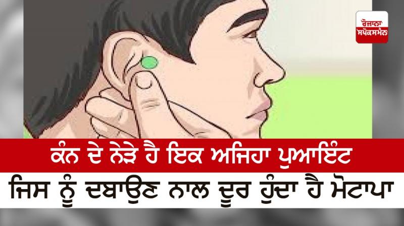 Close to the ear is one such point Close to the ear is one such point