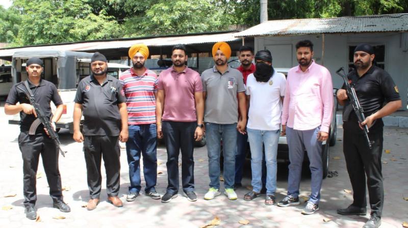 Khanna police arrested the gangster Gagandeep Khanna police arrested the gangster Gagandeep